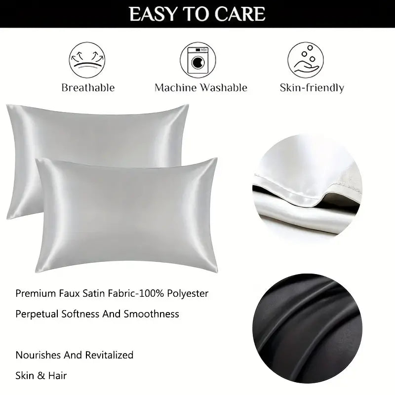 Satin Pillowcase 2pcs